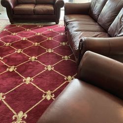 Leather Sofa Loveseat And Recliner Set