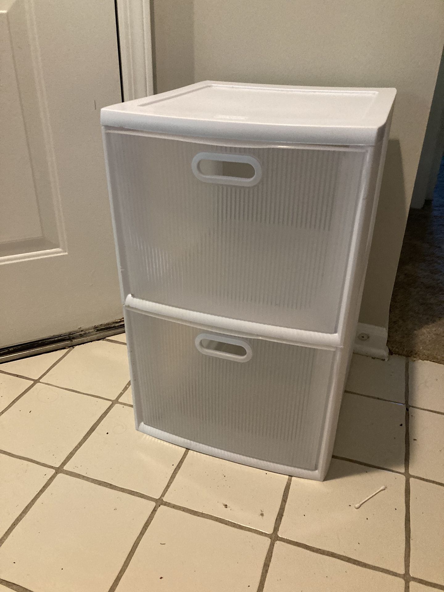 File Cabinet - Sterilite, 2 Drawers, Plastic