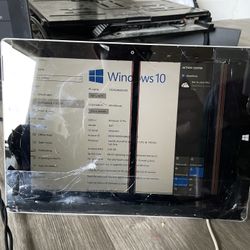 Lot of 12 x Surface 3 Model 1645，Screen cracked System working