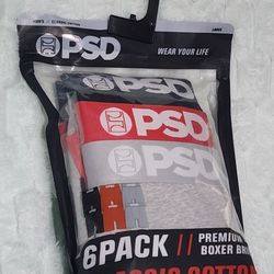 6 Pack Mens Boxer Briefs