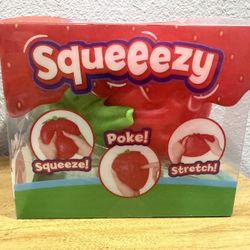 Sunny Days Jumbo Squeezy Strawberry Squishy Toy Stress Relief Sensory Fun - New