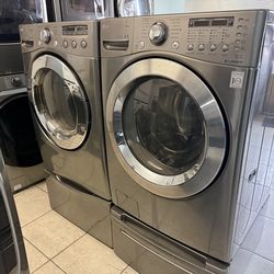 Lg washer and gas dryer set