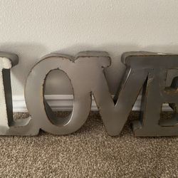 Big Love Metal Sign