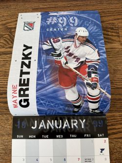 1998-99 New York Rangers Hockey Calendar Wayne Gretzky 