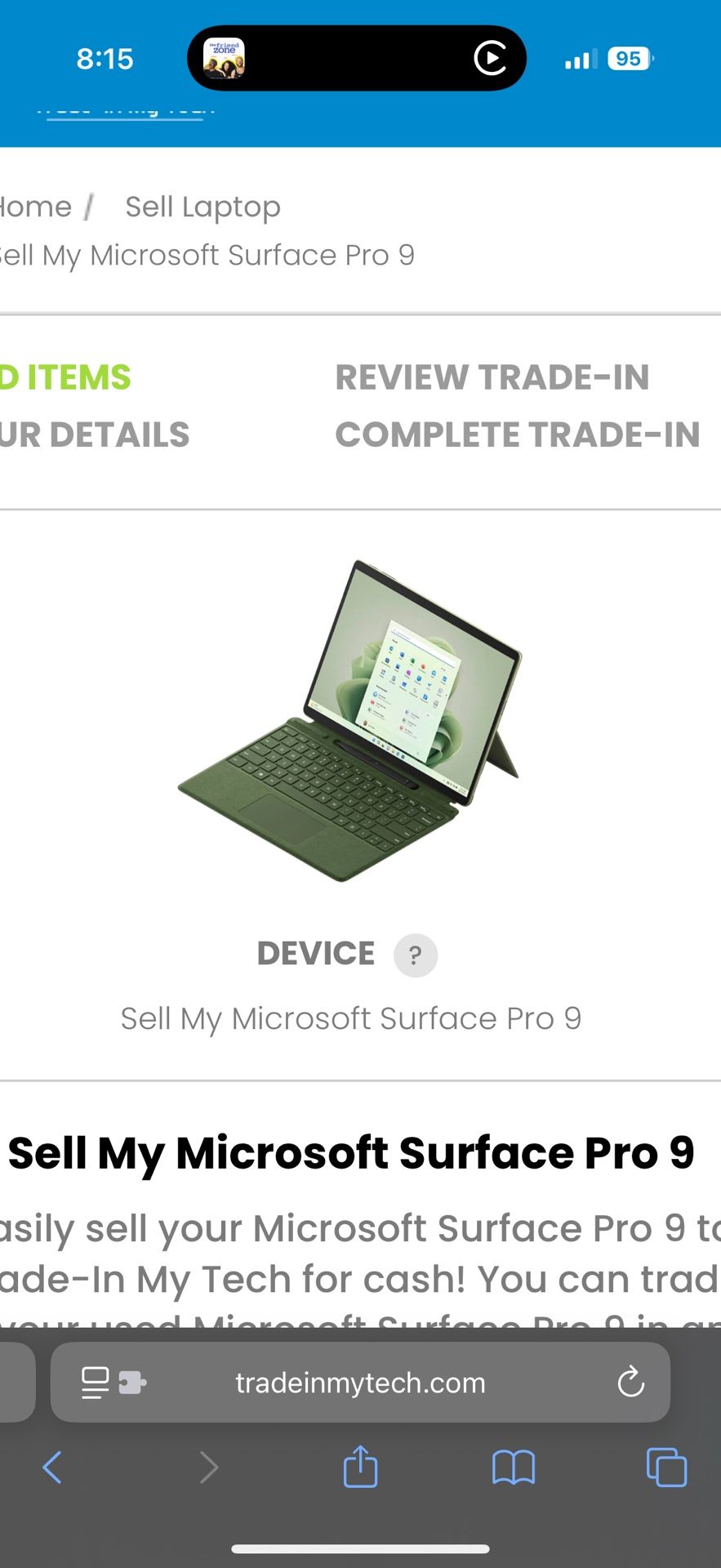 Surface pro 9