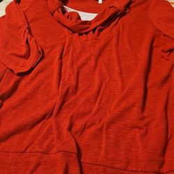 Dark Pink Cowl Neck Shirt