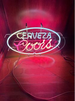 Coors Cerveza vintage 80’s neon sign