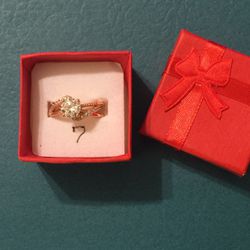 Rose Gold Engagement Ring.