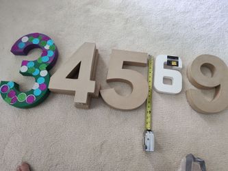 Cardboard Numbers