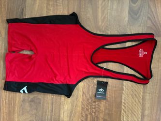 Lorsportch Red and Black Wrestling Singlet
