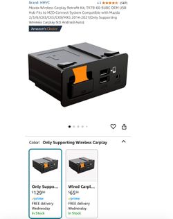 Mazda Wireless Carplay Retrofit kit 