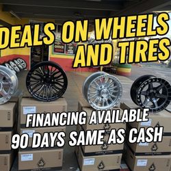 🔥 TIRES & WHEELS SALE 🔥 📲 Text Your Size 💳 Financing Available