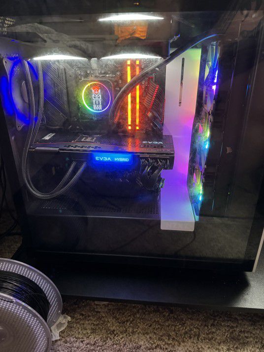 High End Gaming PC With Liquid Cooled Evga 3090