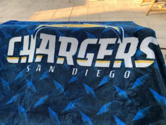 Chargers Blanket-EUC