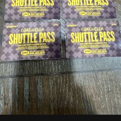 Coachella weekend 1 shuttle passes