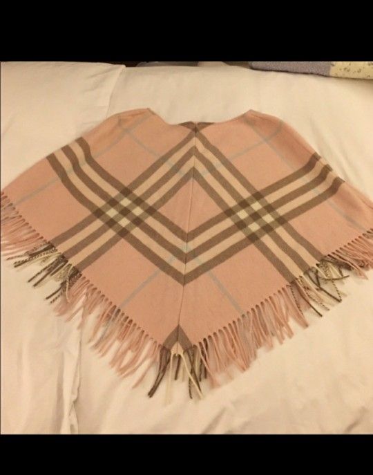 Burberry Light Pink Poncho