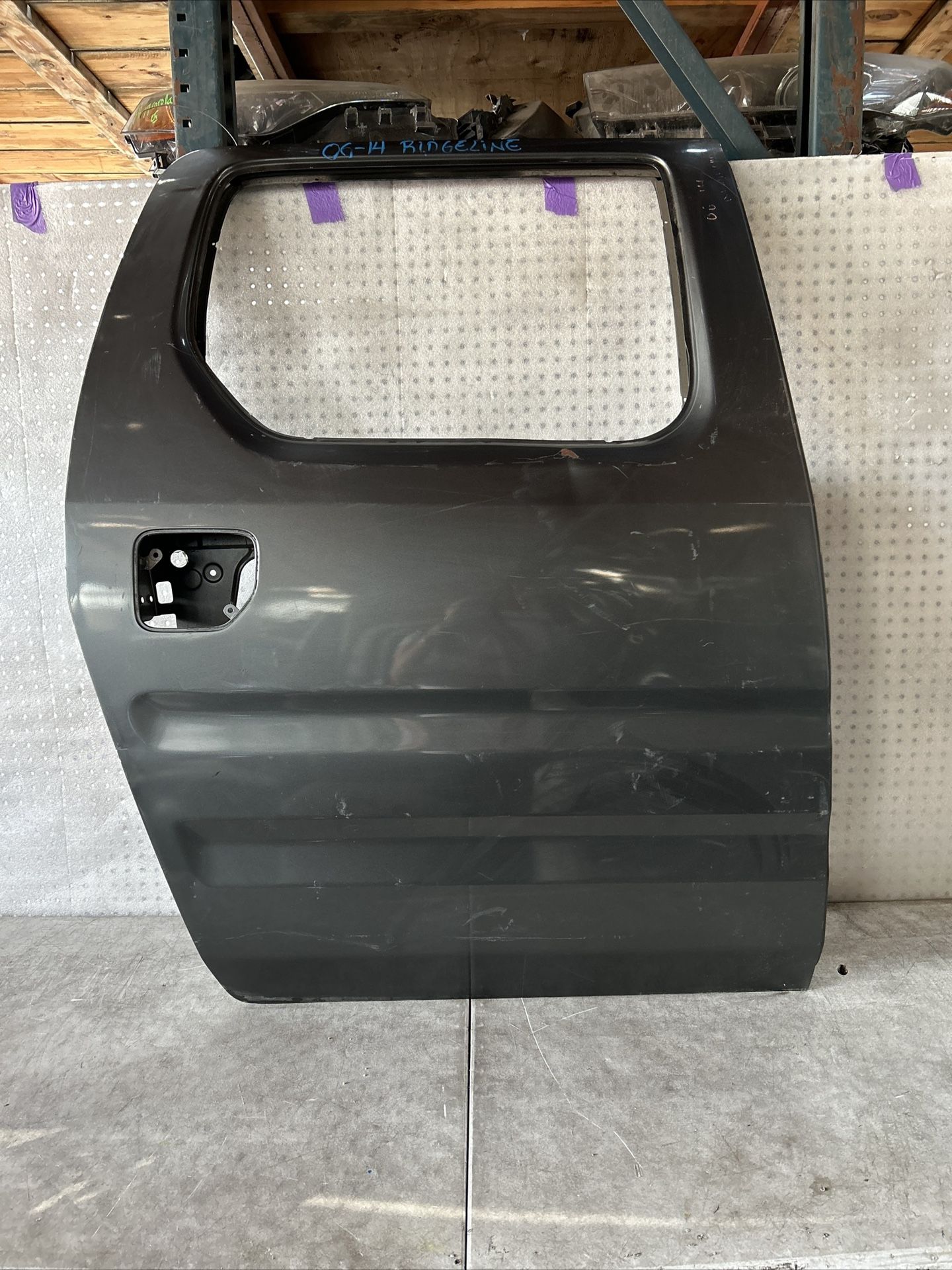 2006 2014 HONDA RIDGELINE FRONT RIGHT PASSENGER DOOR SHELL OEM VIN#