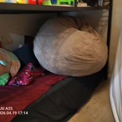 Bean bag that turns into a mattress