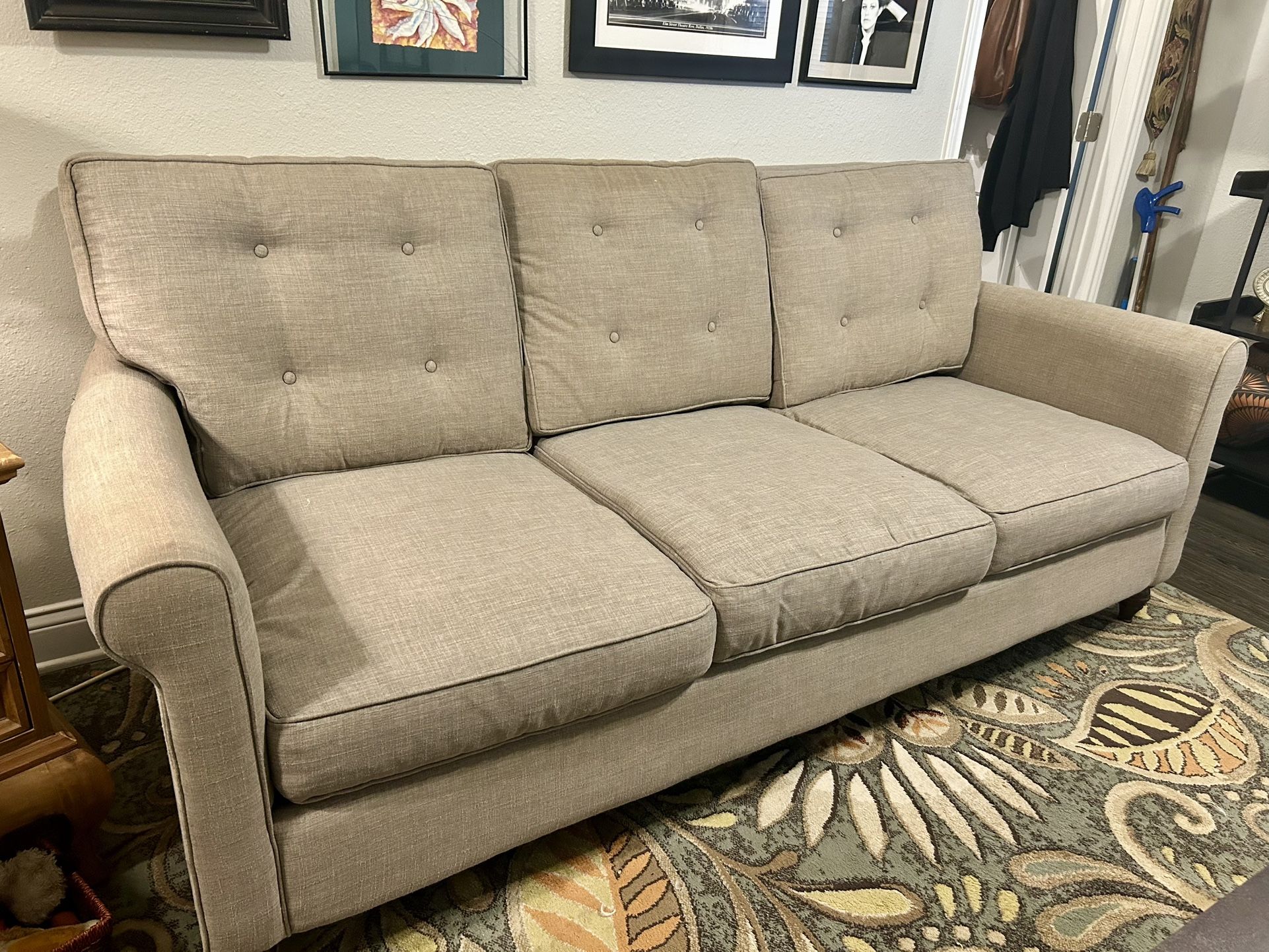 76” Grey Sofa