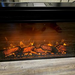 Brand NEW 30.5" BY 18.5" FIREPLACE HEATER INSERT  REALISTIC FLAMES & MULTI SETTINGS W REMOTE 