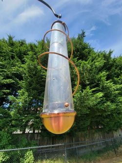 Spiral Thistle Bird Feeder - Copper

