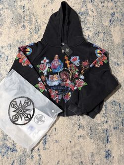 Righteous God Got Us Zip-Up Hoodie size small brand new