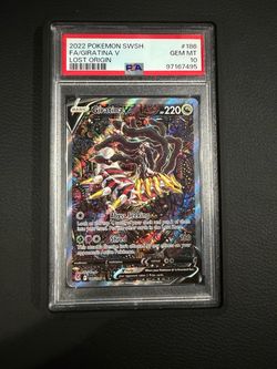 PSA 10 Giratina V Full Art Lost Origin #186