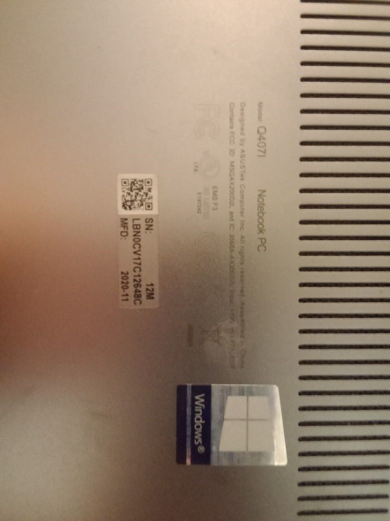 Asus ZenBook 14 Q4071