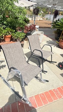 Outdoor rocking chairs
