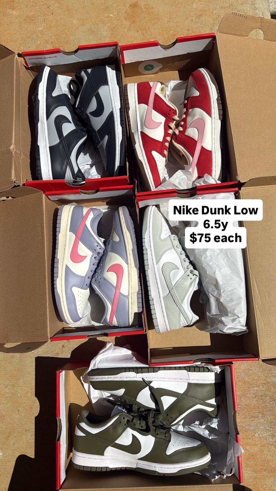 Nike Dunk Low Size 6.5y