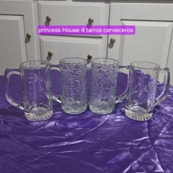 Princess House 4 Tazas Diferentes  Pero Todos Princess House 