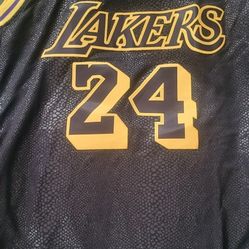 New Lakers Kobe Bryant Mamba Jersey Men Medium 48
