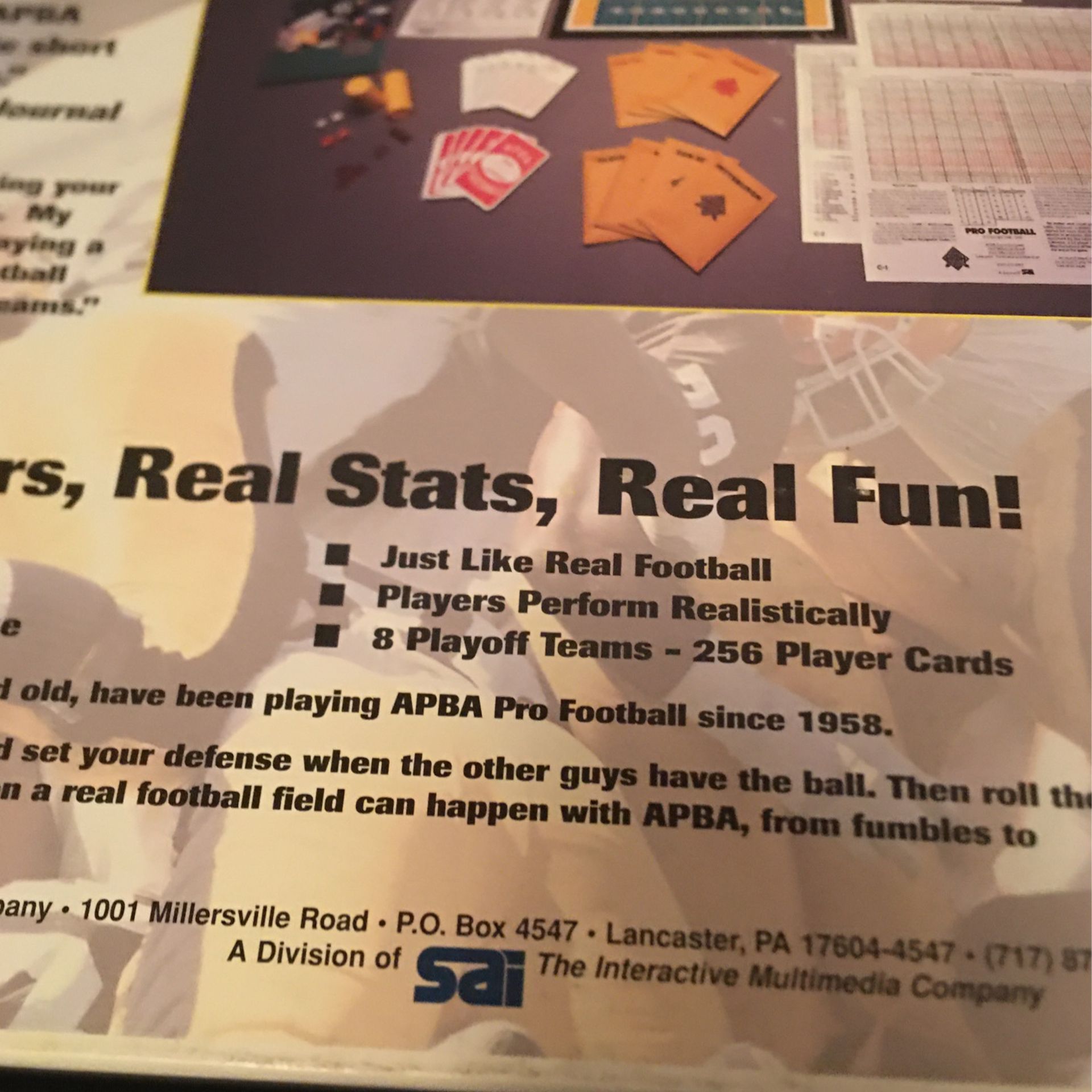 APBA Football NFL Board Game for Sale in Pasadena, TX - OfferUp