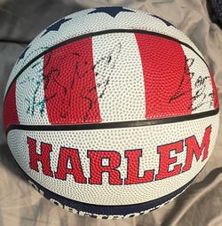 Harlem Globetrotters Autographed Ball