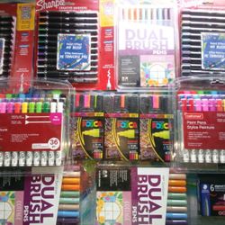 Paint Pens, Brush Pens,Ect