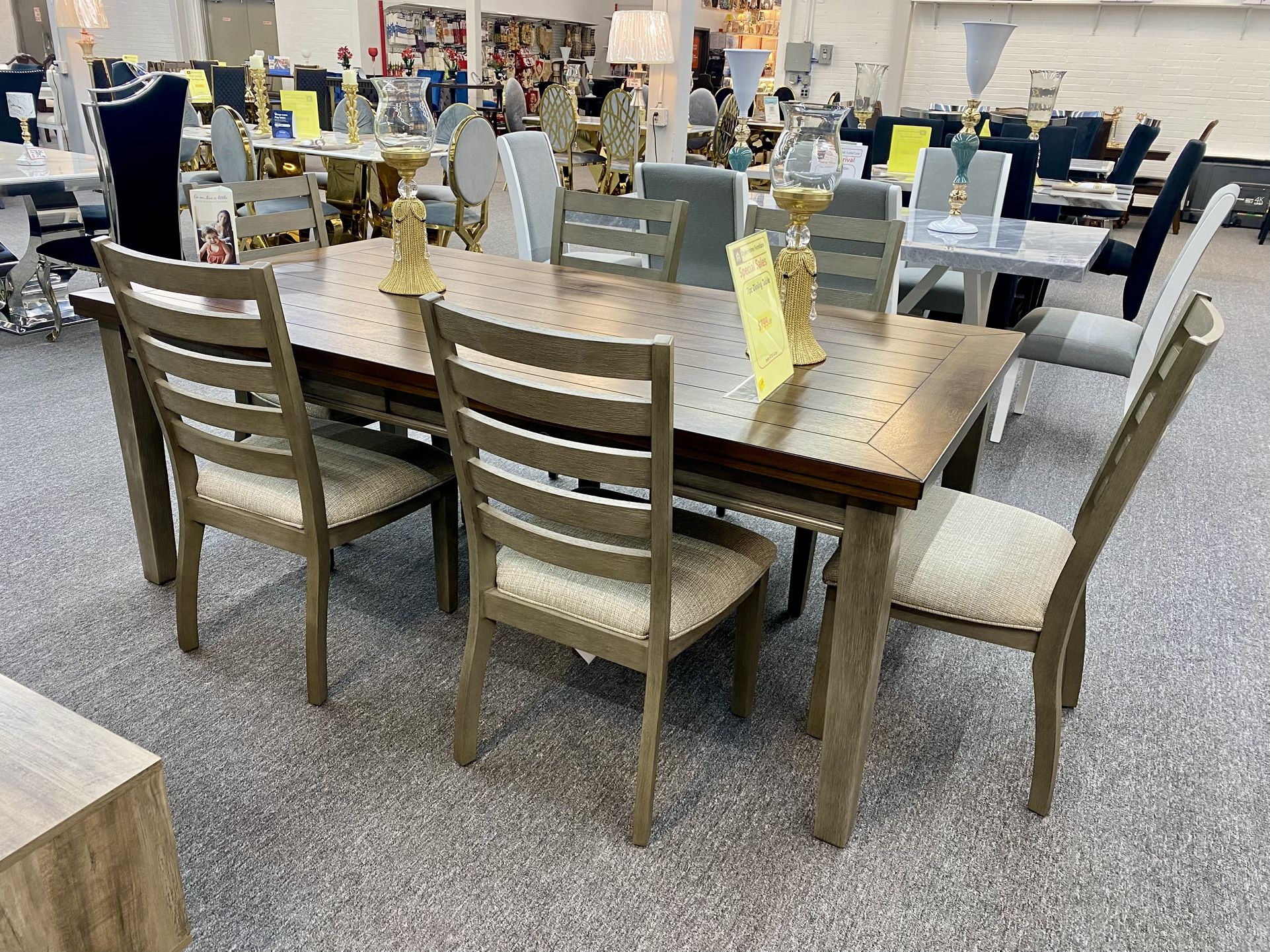 7pc Dinning Table Set $799