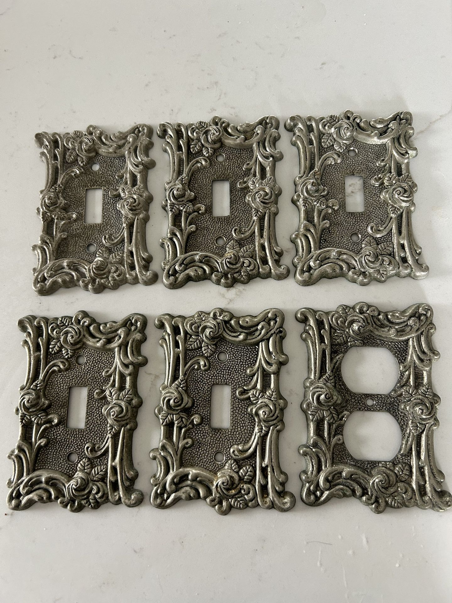 Vintage Ornate Light Switch And Outlet Covers