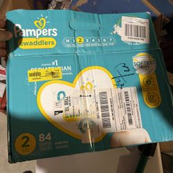 Pampers Swaddlers Diapers, Size 2, 84 Count (Select for More Options)