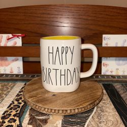 Rae Dunn Happy Birthday Mug