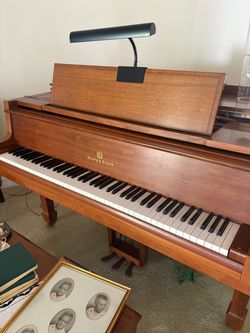 Story and Clark baby grand piano