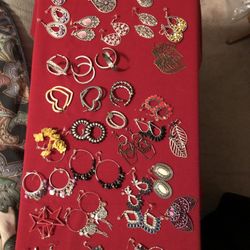 Lot Of 30+ Pairs New Earrings-$50 For All 