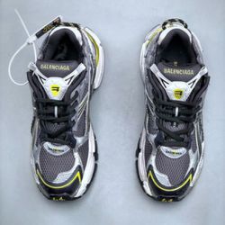 BALENCIAGA Runner Sneaker"Dark Grey/Black/Silver"2.0
