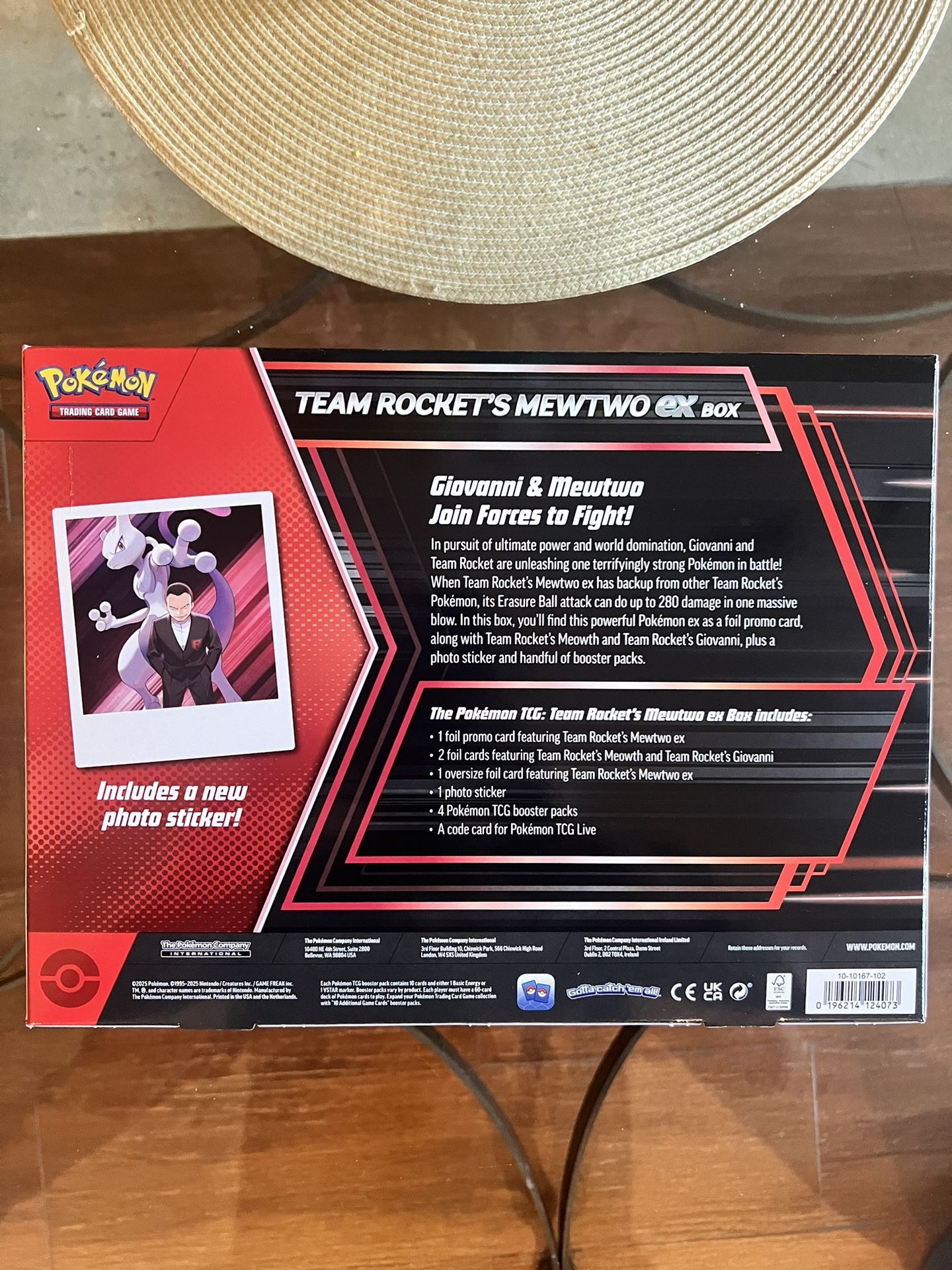 Pokmon TCG Team Rocket\'s Mewtwo ex Box Pokmon TCG Team Rocket\'s Mewtwo ex Box