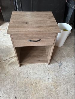 Grayish Nightstand