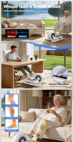 Under Desk Electric Foot Pedal Exerciser