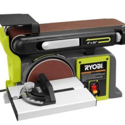 RYOBI BD4601G 4 in x 36 in. Belt and 6 in. Disc Sander
