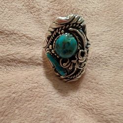 Certified Real Sterling Silver Ring, Size 7.5/8