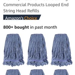 Commercial Size Mop Heads (6)
