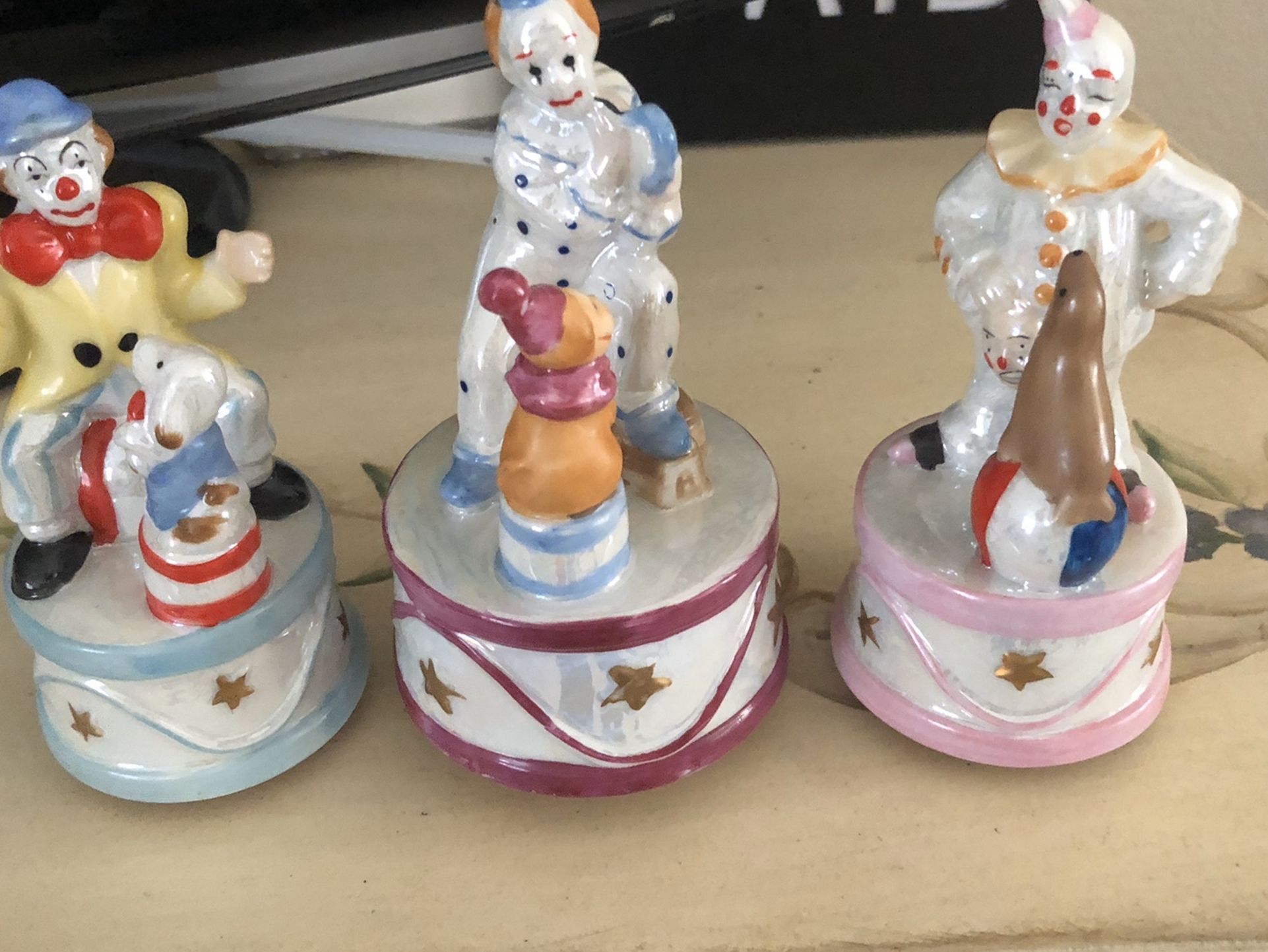 Vintage Carousel Music Boxes