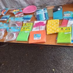 Party Supplies Brand New